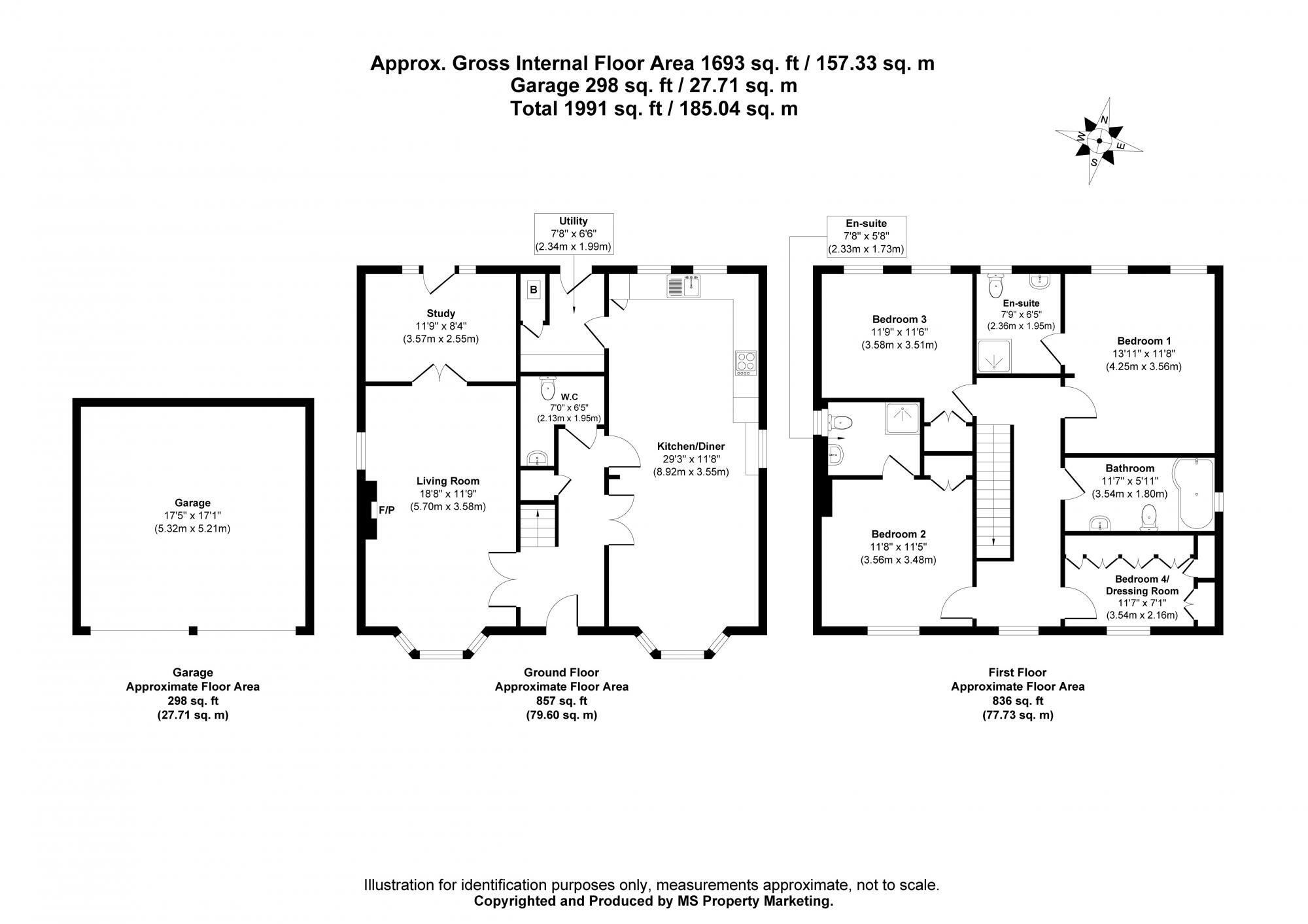 Bridge House, The Green, Stillingfleet, York, YO19 6SW floorplan