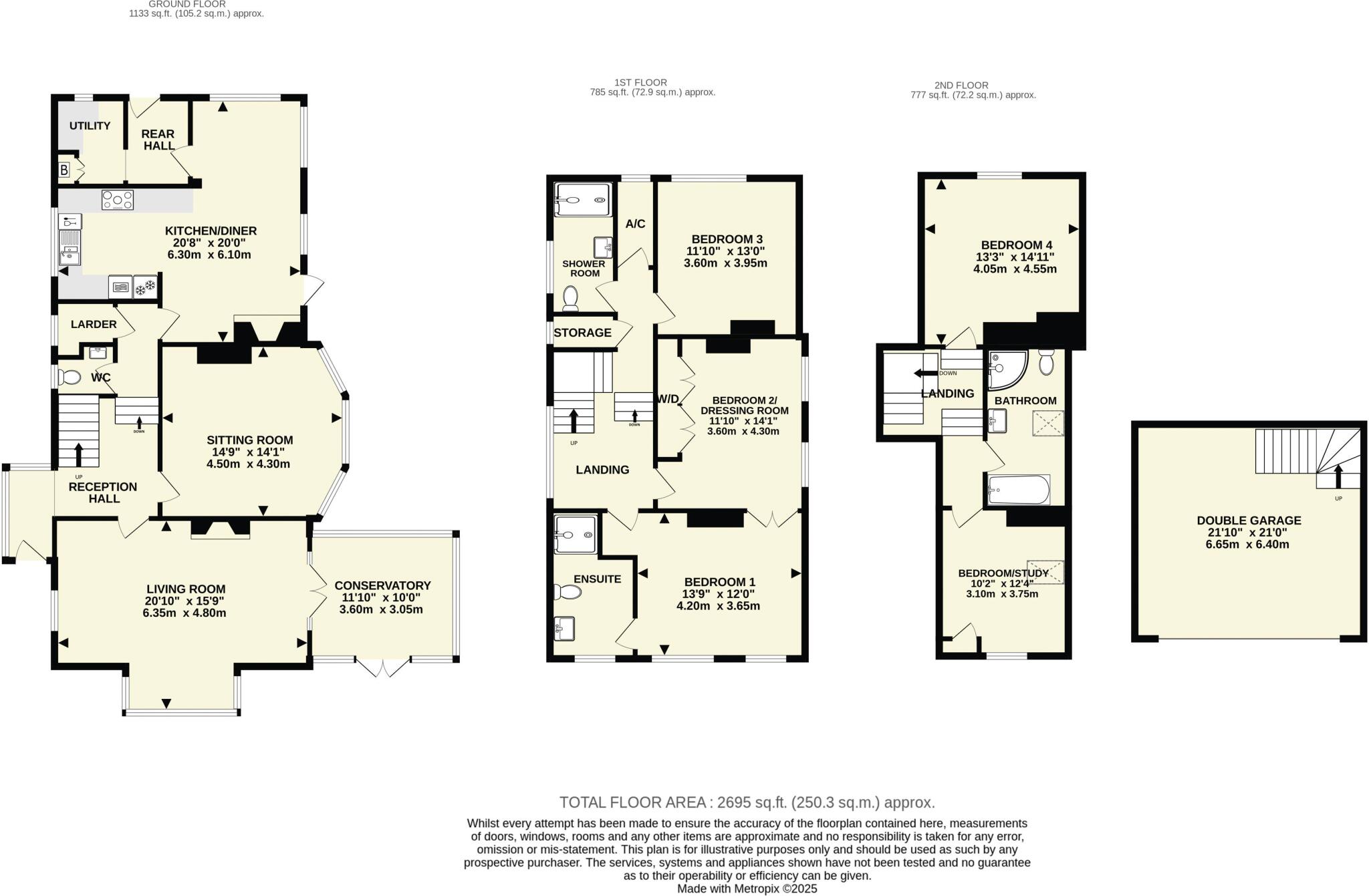 Seafield Road, Sidmouth floorplan
