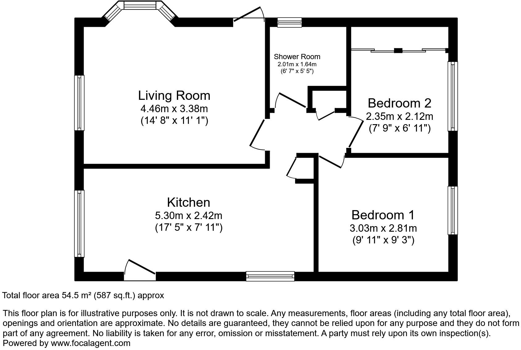 LD1 5PU floorplan