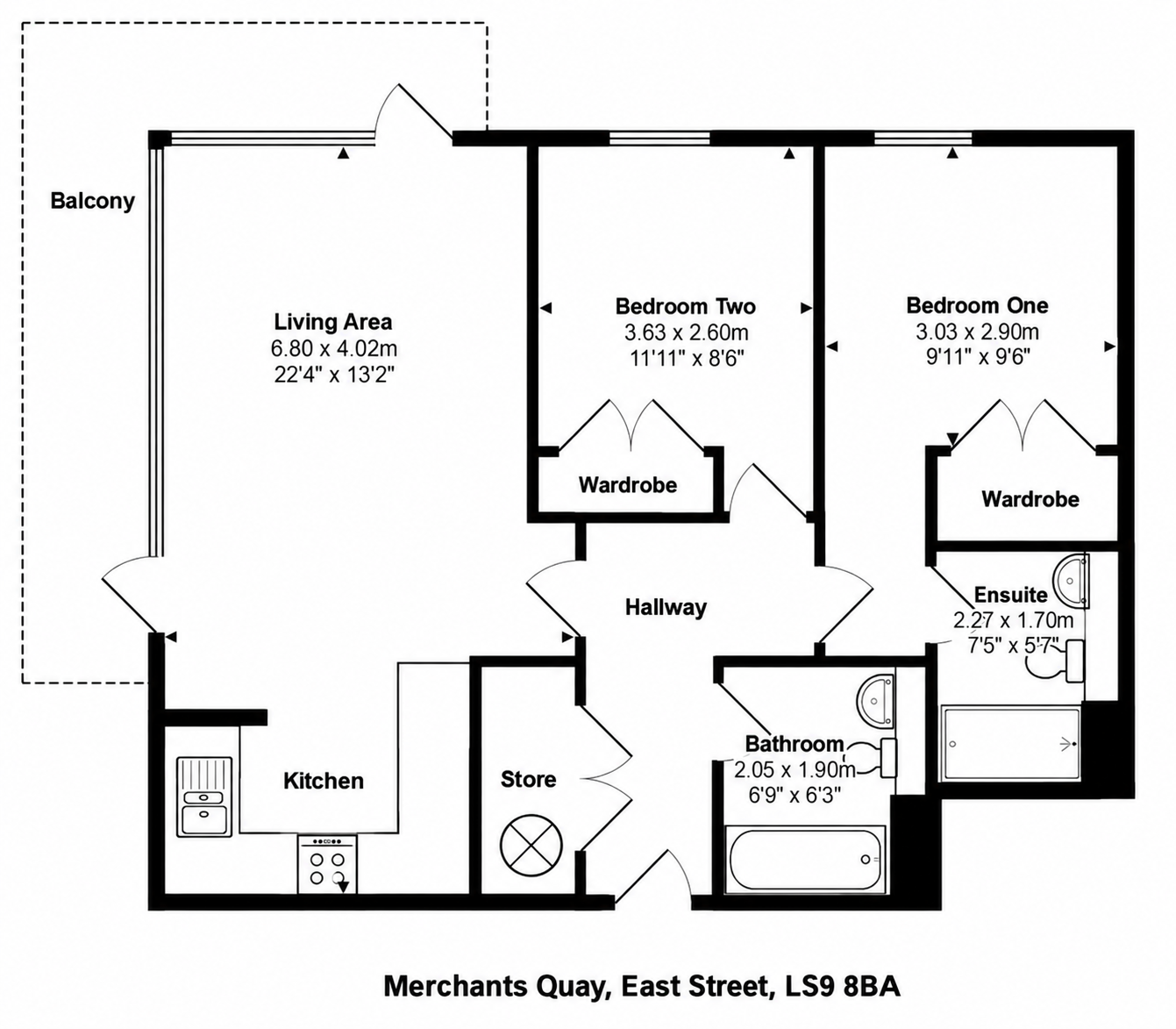 Merchants Quay, Leeds City Centre floorplan