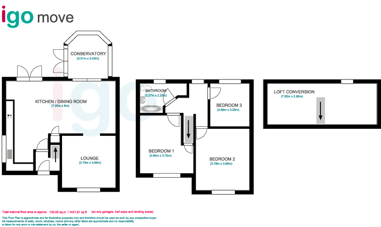 Torquay Avenue, Hartlepool floorplan