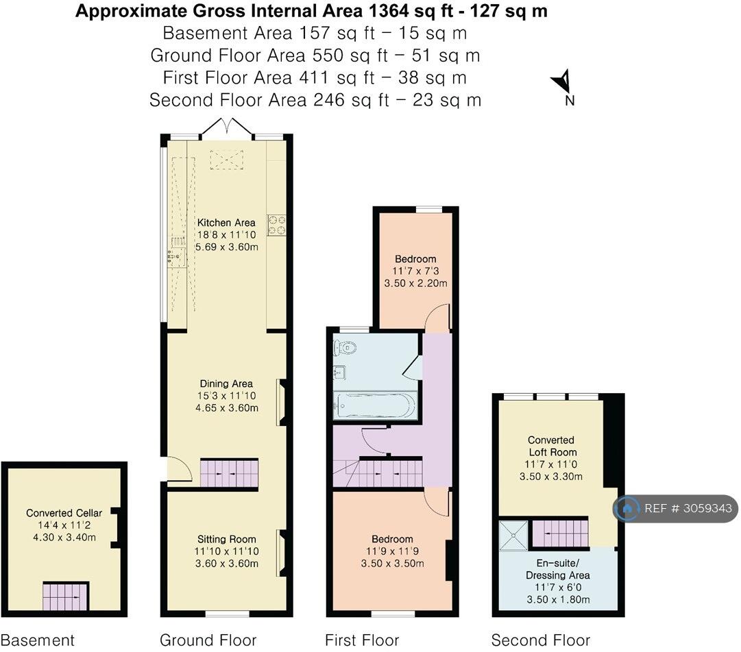 Edward St, Tunbridge Wells, TN4 floorplan