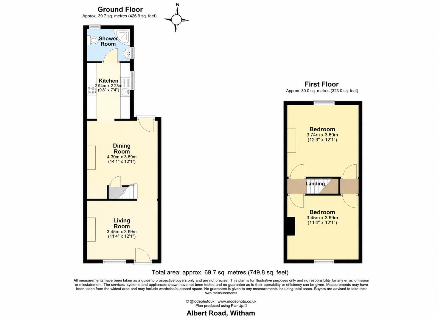 Albert Road, Witham, CM8 floorplan