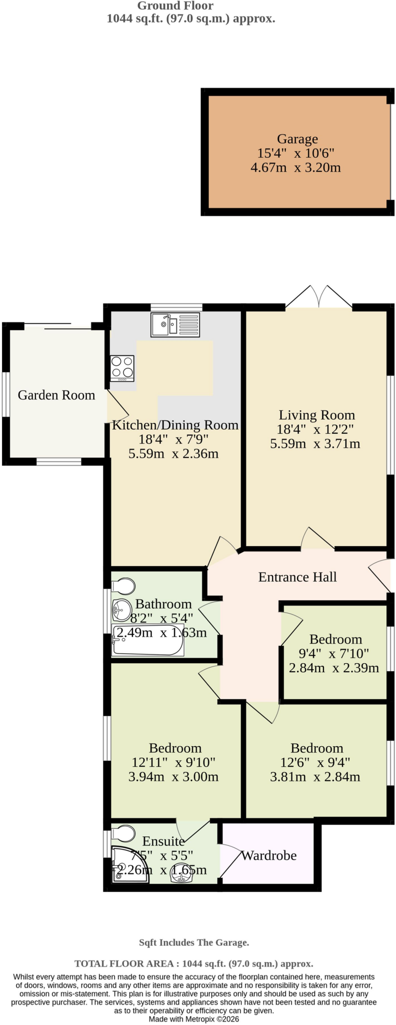 Thetford Road, Brandon floorplan