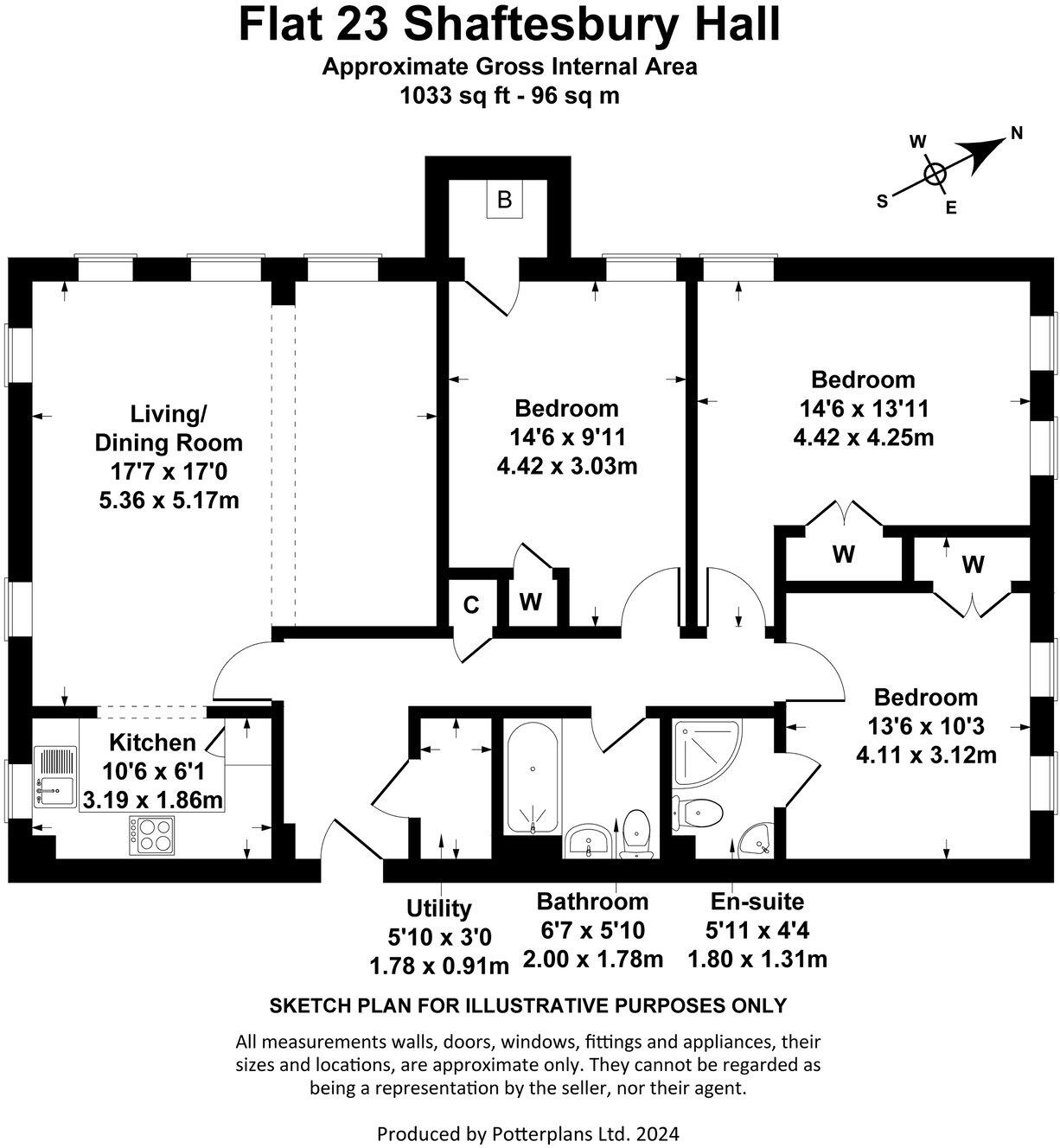 St Georges Place, Cheltenham, GL50 floorplan