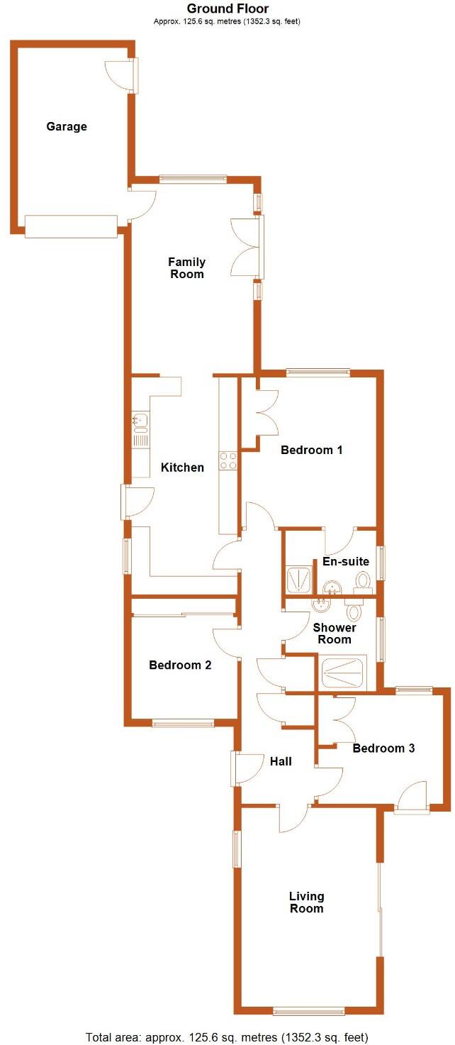 2, Greenfield Road, Waverton, CH3 floorplan