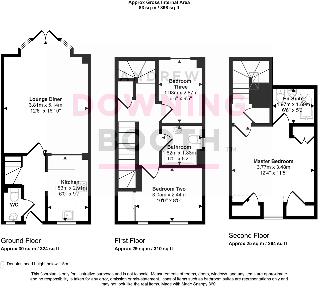 Agincourt Road, Lichfield WS14 0GH floorplan