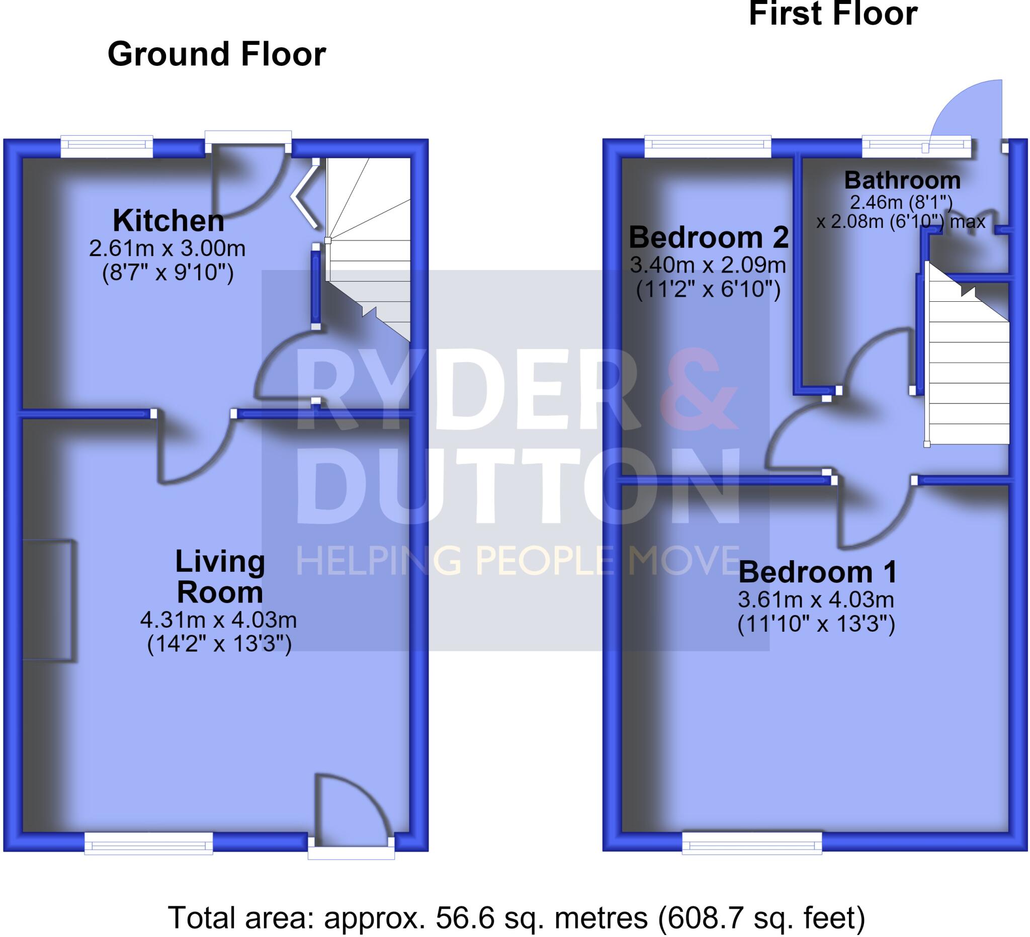 Park Terrace, Stump Cross, Halifax, West Yorkshire, HX3 floorplan