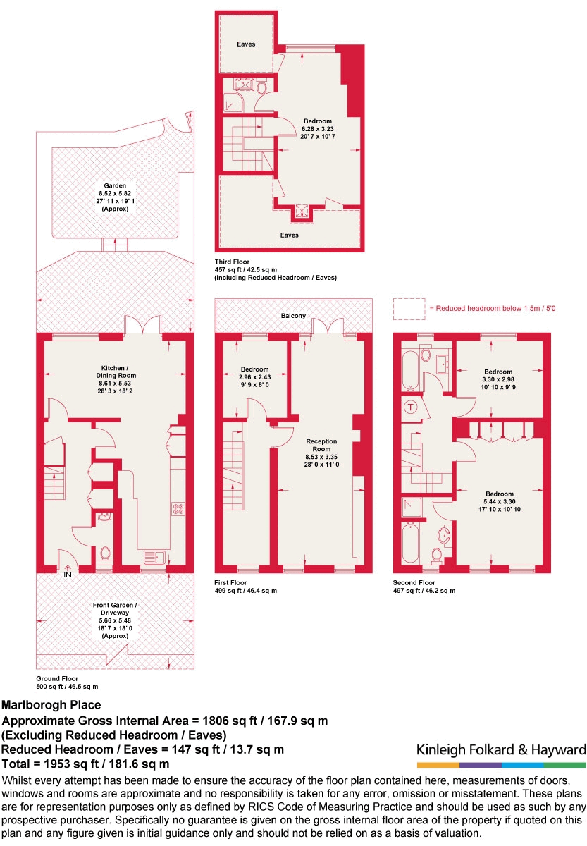 Marlborough Place, St Johns Wood, London, NW8 floorplan