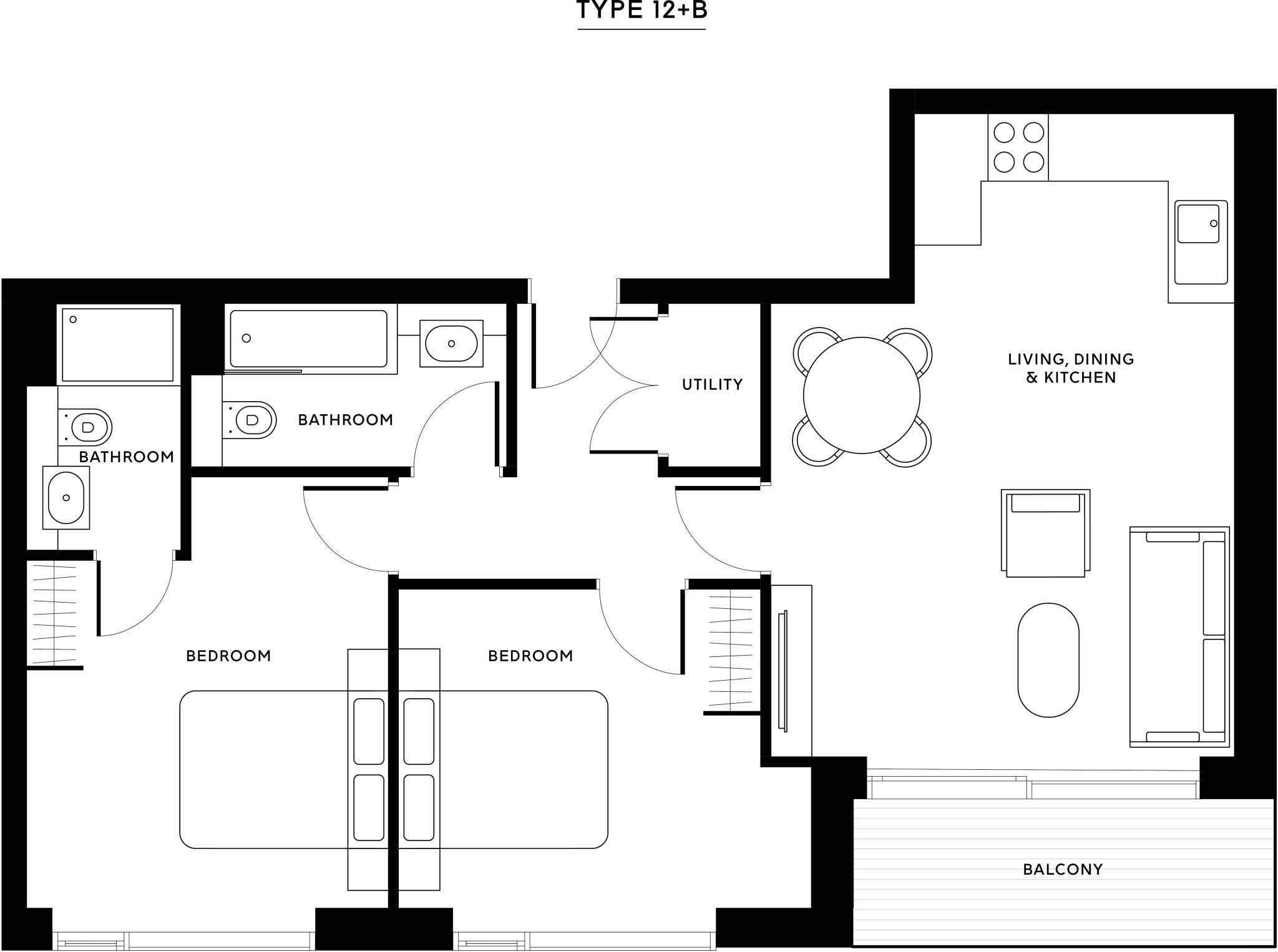 The Whitmore Collection, Charlotte Street, Birmingham, B3 floorplan