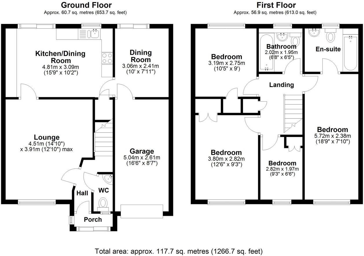 Naseby Avenue, Folkestone, CT20 floorplan