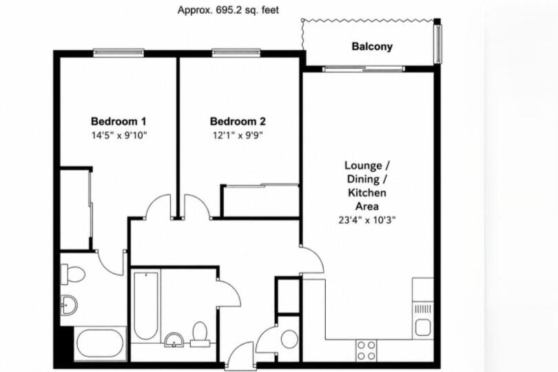 Canalside, Redhill, Surrey floorplan