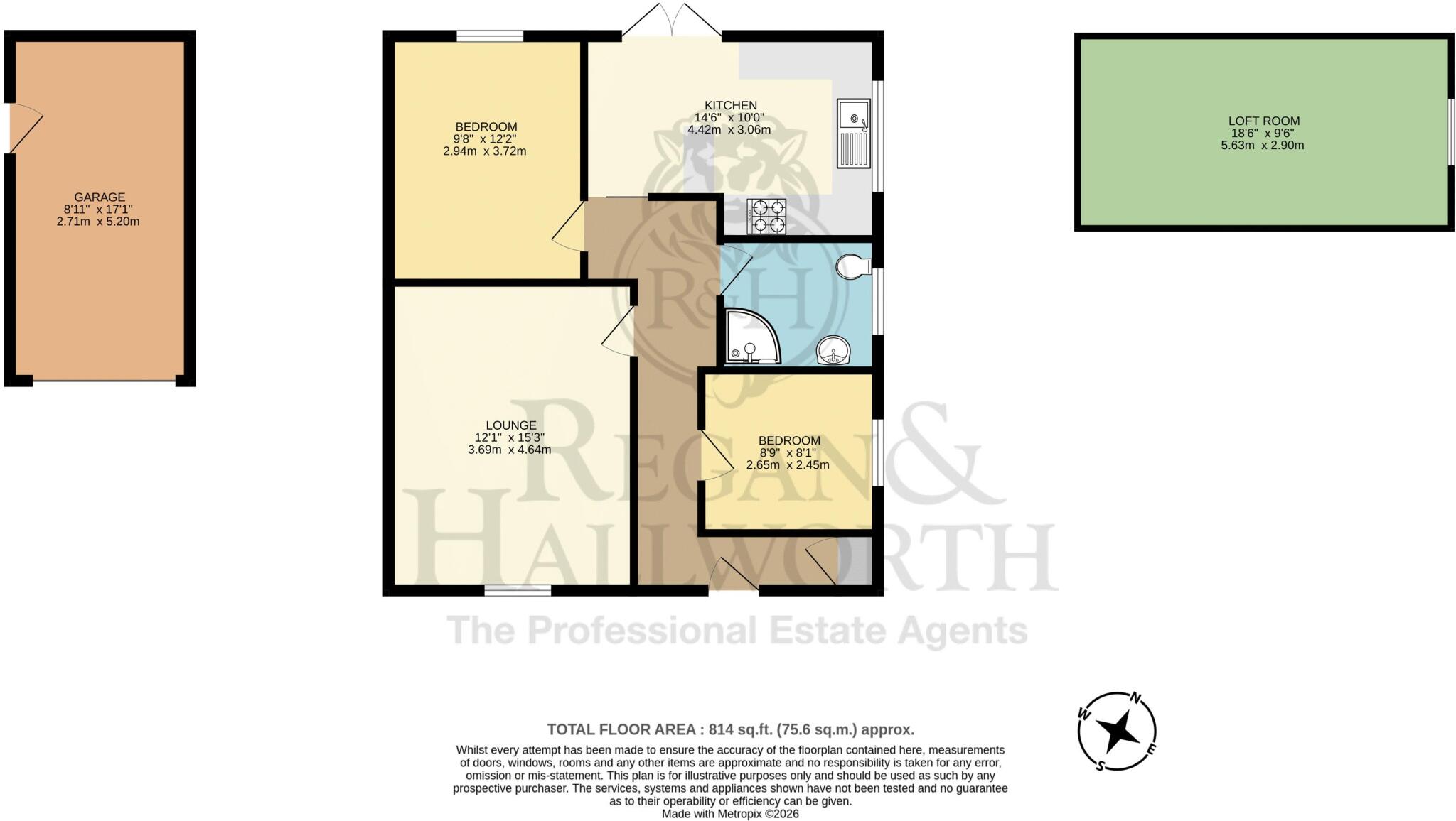 Oak Avenue, Abram, WN2 5XH floorplan