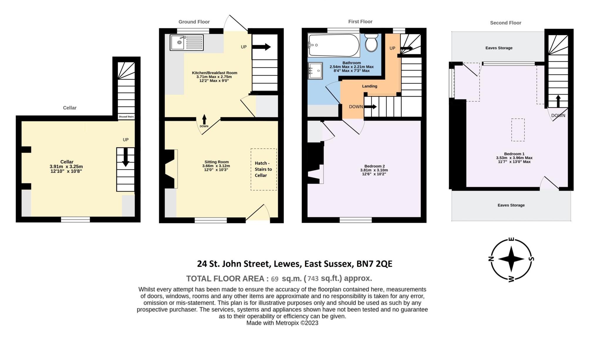 St. John Street, Lewes floorplan