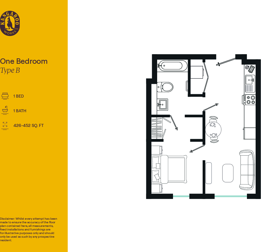 Flat 802, Kangaroo Works, Rockingham Street, Sheffield floorplan