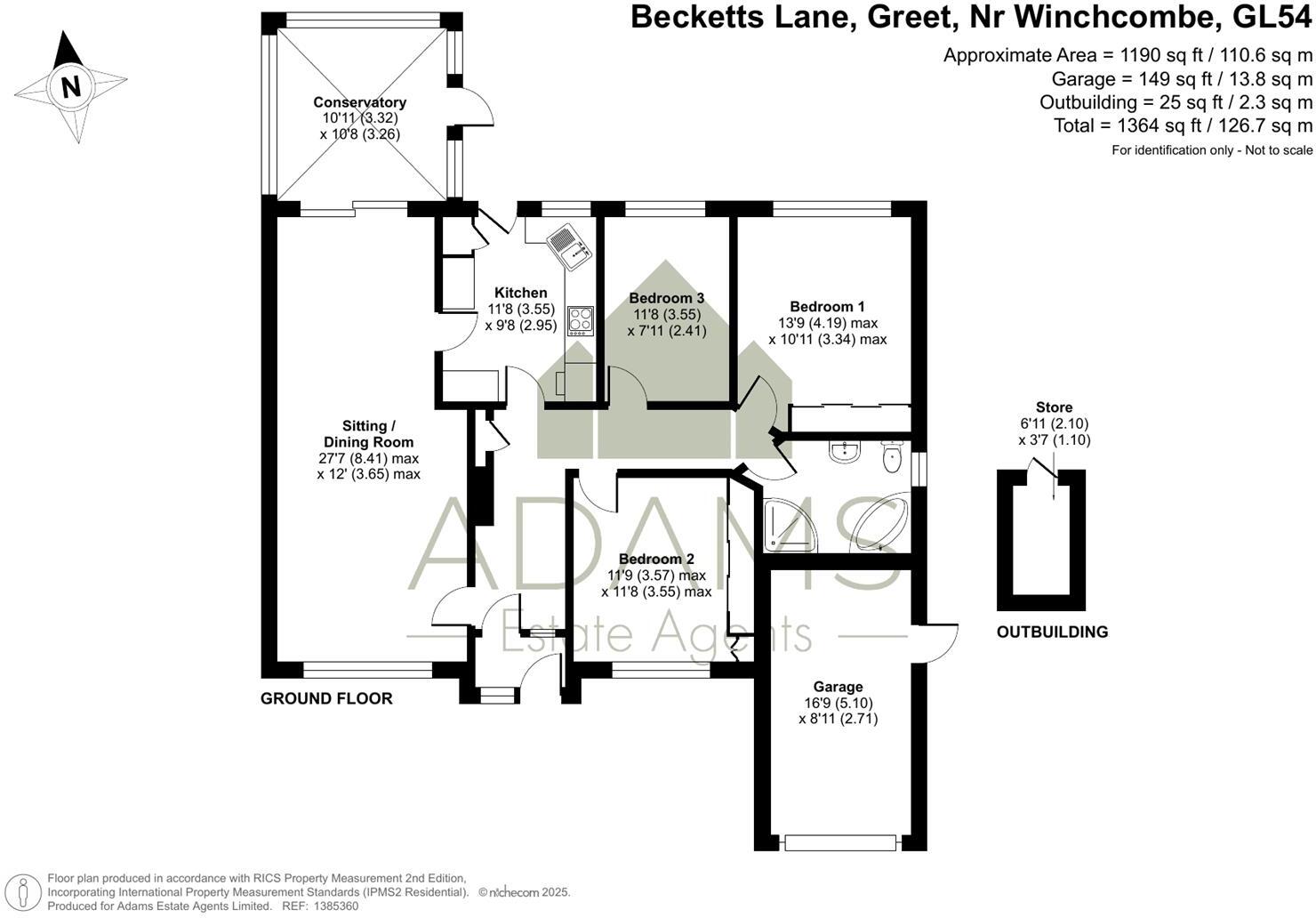 Becketts Lane, Greet, Nr Winchcombe floorplan