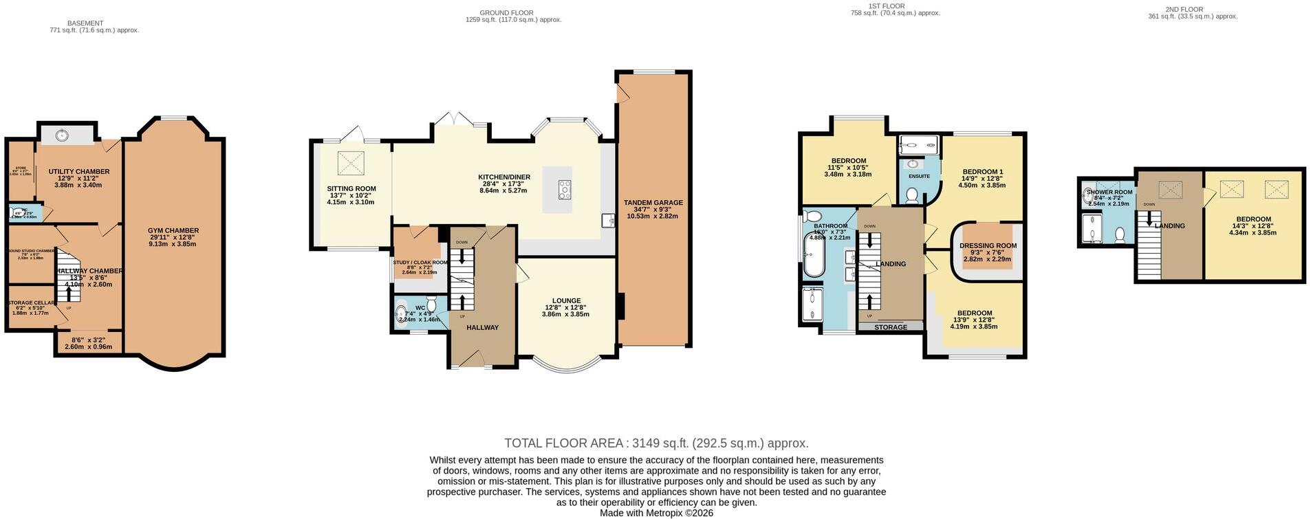 Near Bramhall Park, Bramhall, SK7 floorplan