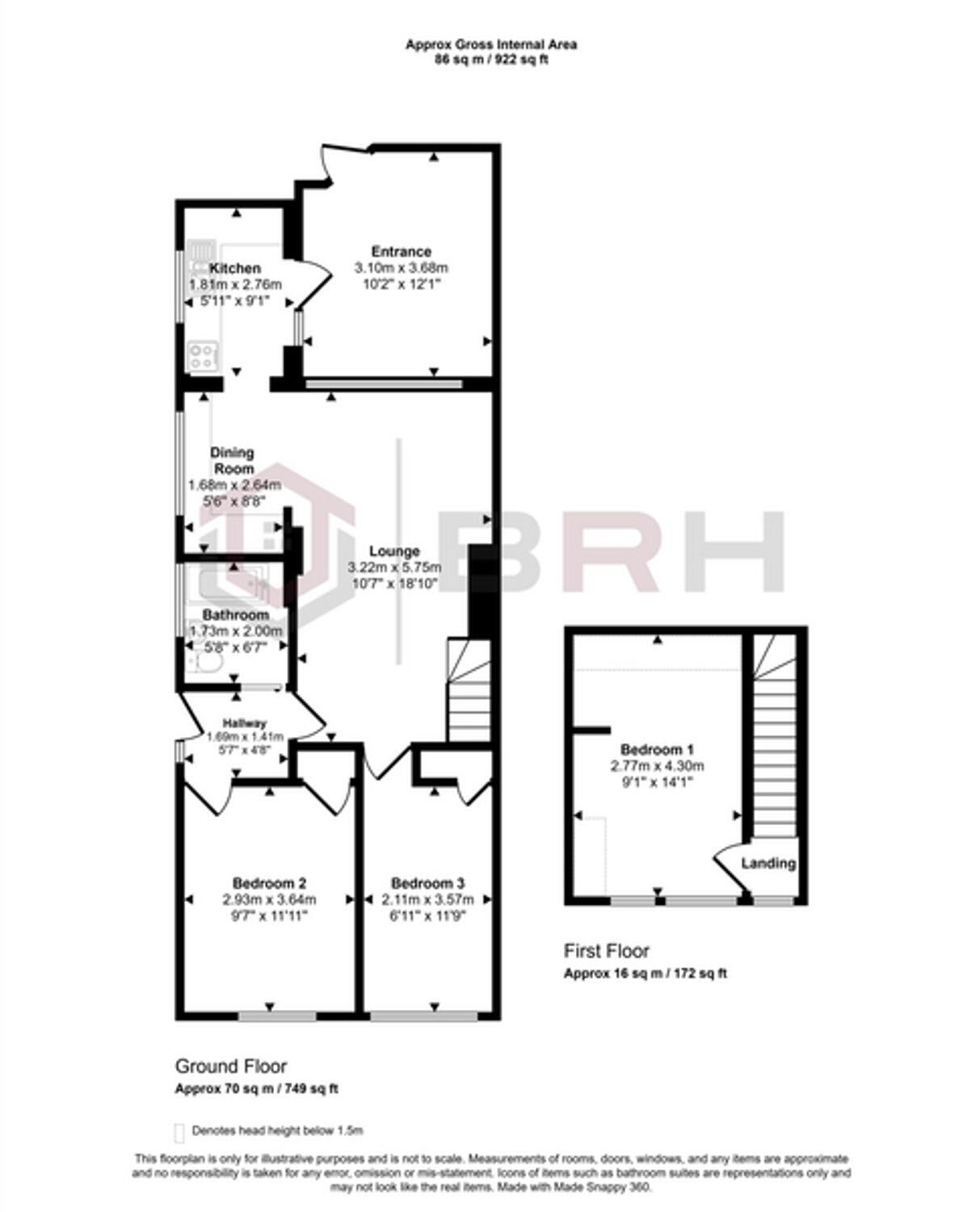 Eastfield Road, Armthorpe, DN3 floorplan
