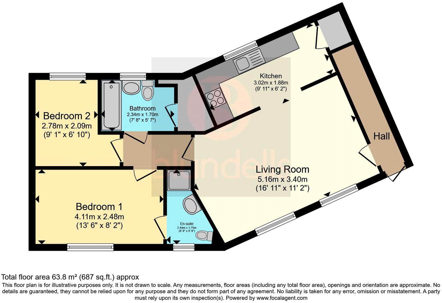 Parker Way, Sheffield, South Yorkshire, S9 floorplan