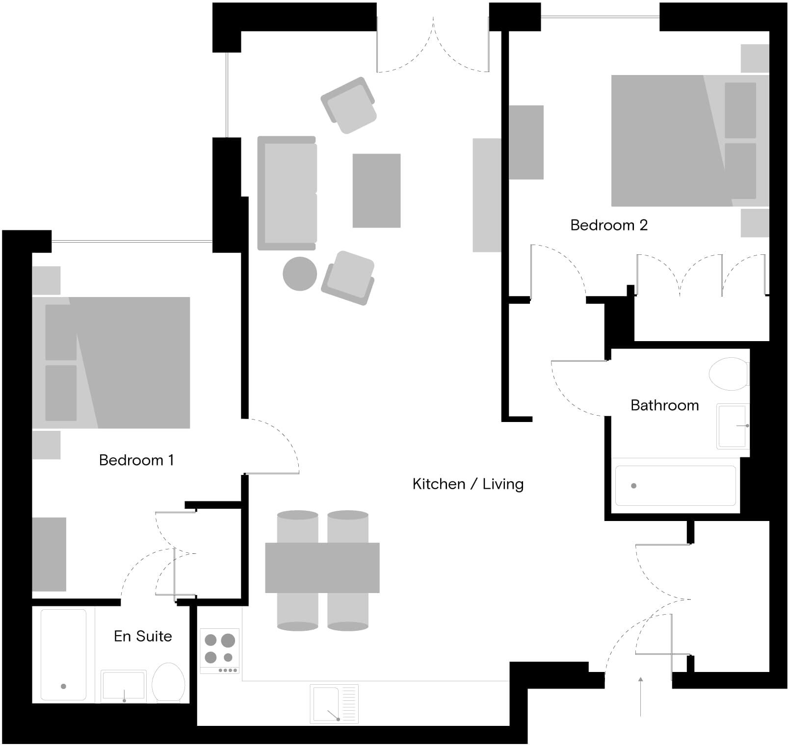 Gessner Apartments, Watermead Way, Tottenham Hale, N17 9QZ floorplan