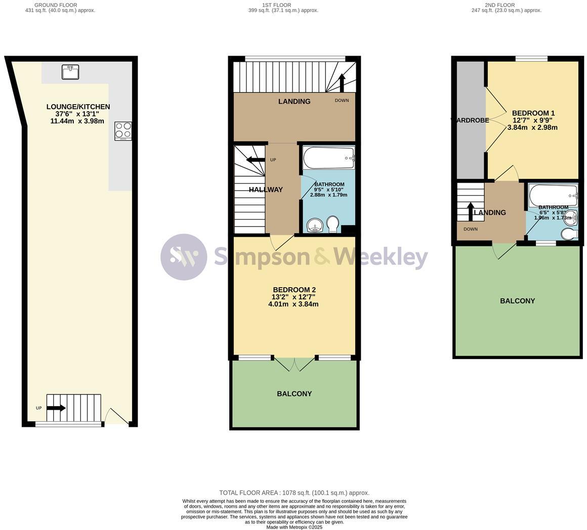 4 Higham Road, Rushden floorplan