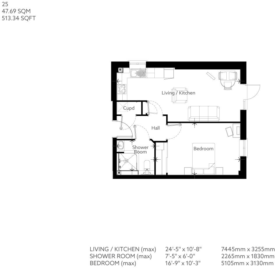 24 Queens Road, Weybridge, Surrey, KT13 9UX floorplan