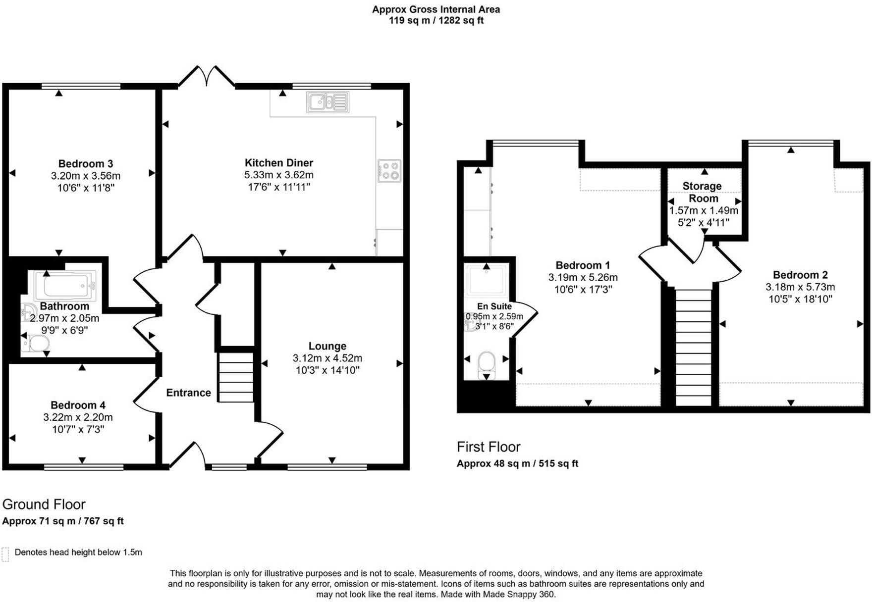 Highlands Close, Rhuddlan, LL18 floorplan
