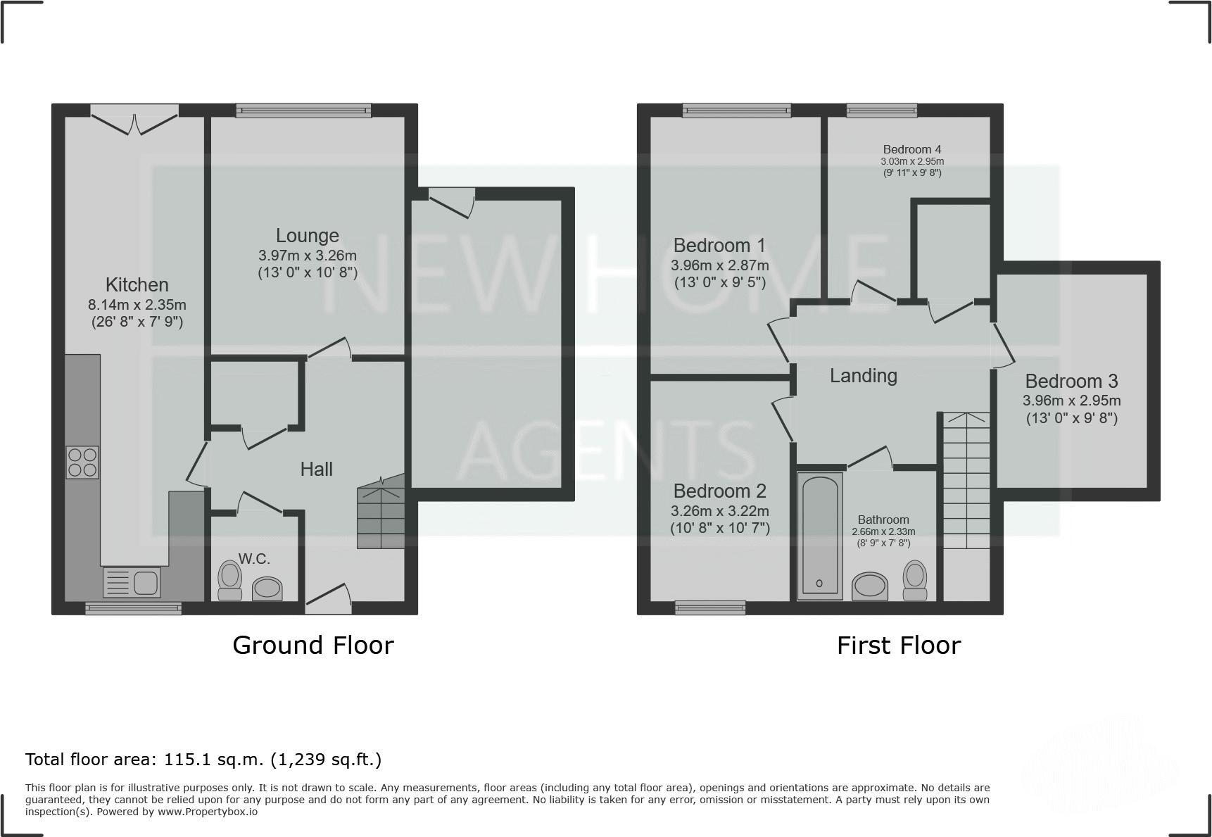 Patterdale Close , Oldham, OL1 3JS floorplan