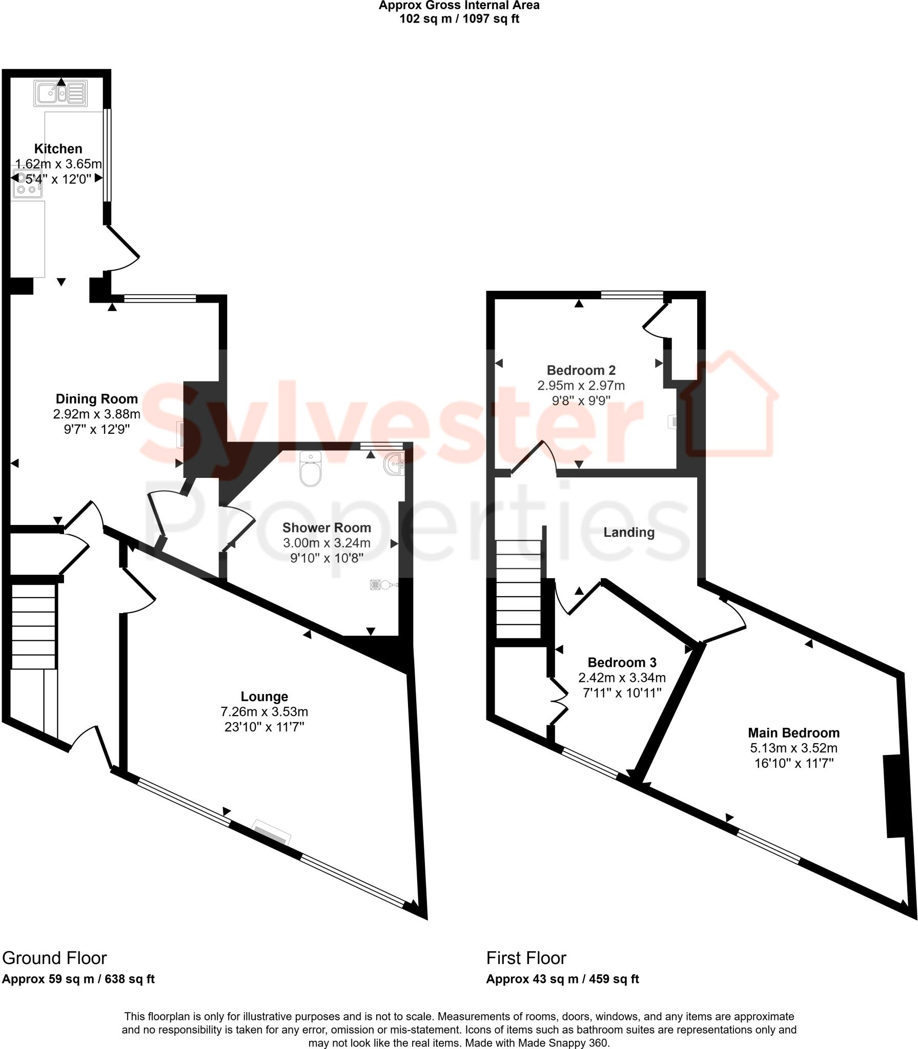Front Street, Old South Moor, County Durham, DH9 floorplan
