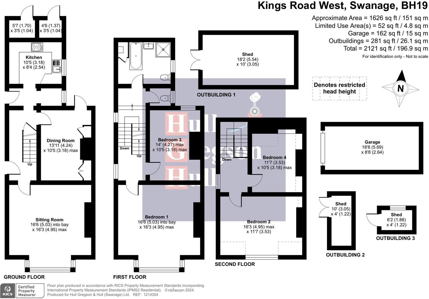 Kings Road West, Swanage floorplan
