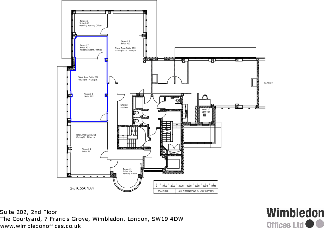 Suite 202 - 2nd Floor - Plan