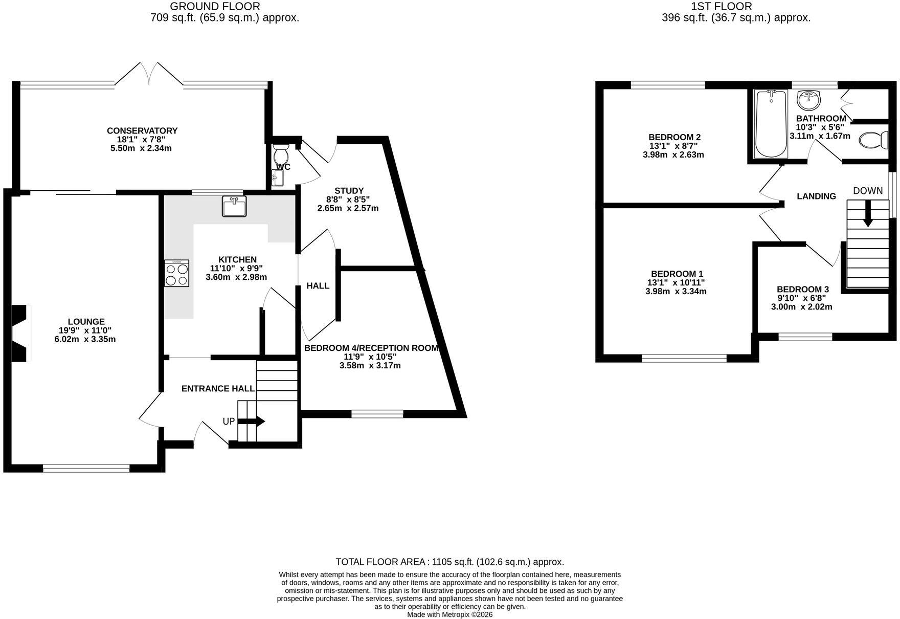 Cedar Road, Earl Shilton, LE9 floorplan
