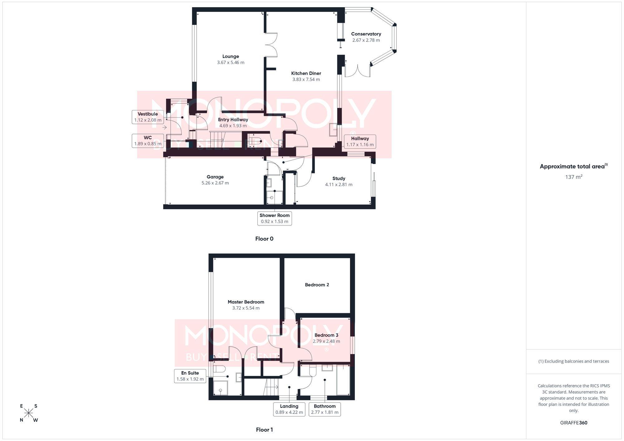 Bryn Coed, St. Asaph, LL17 floorplan