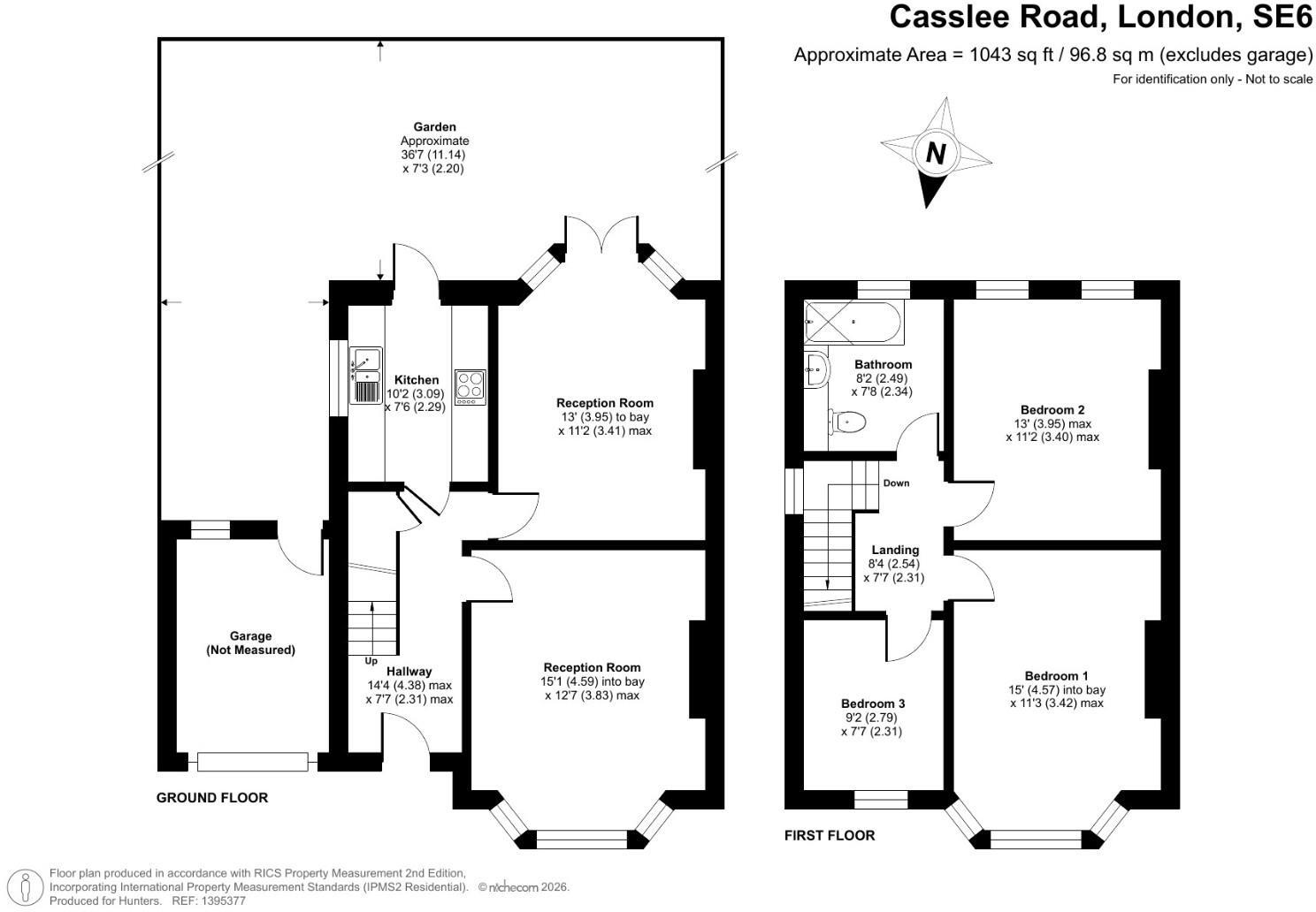 Casslee Road, London, SE6 4XH floorplan