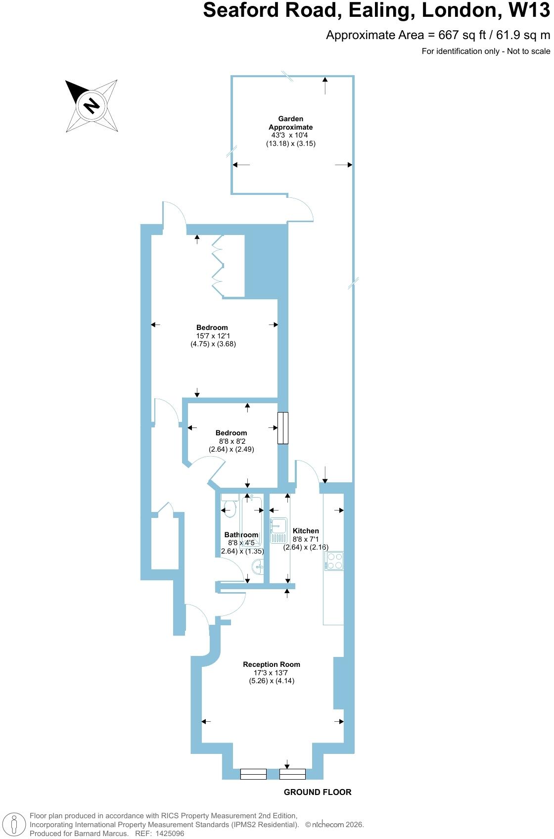 Seaford Road, London floorplan