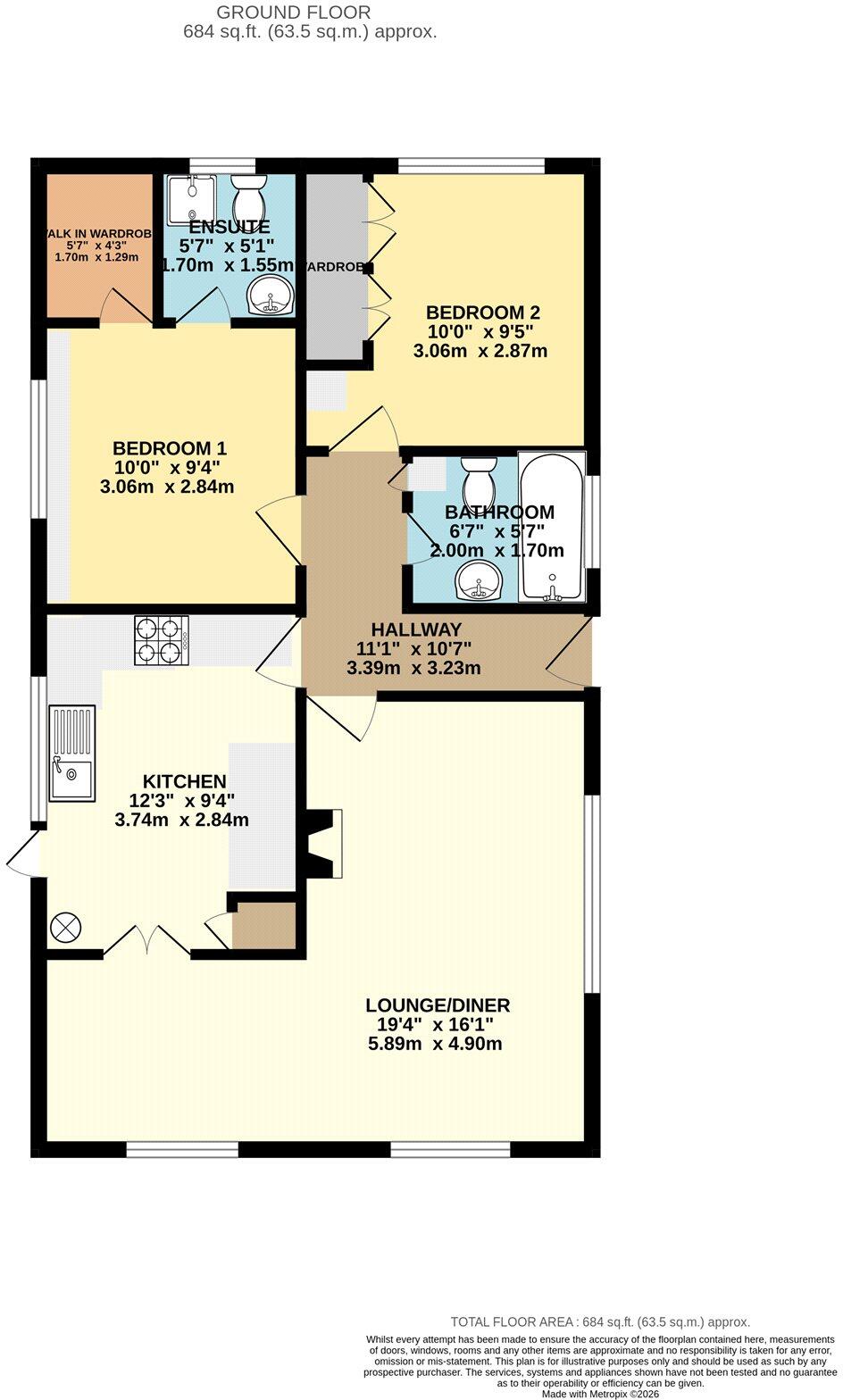 Rozel Court, Beck Row, Bury St. Edmunds, Suffolk, IP28 floorplan