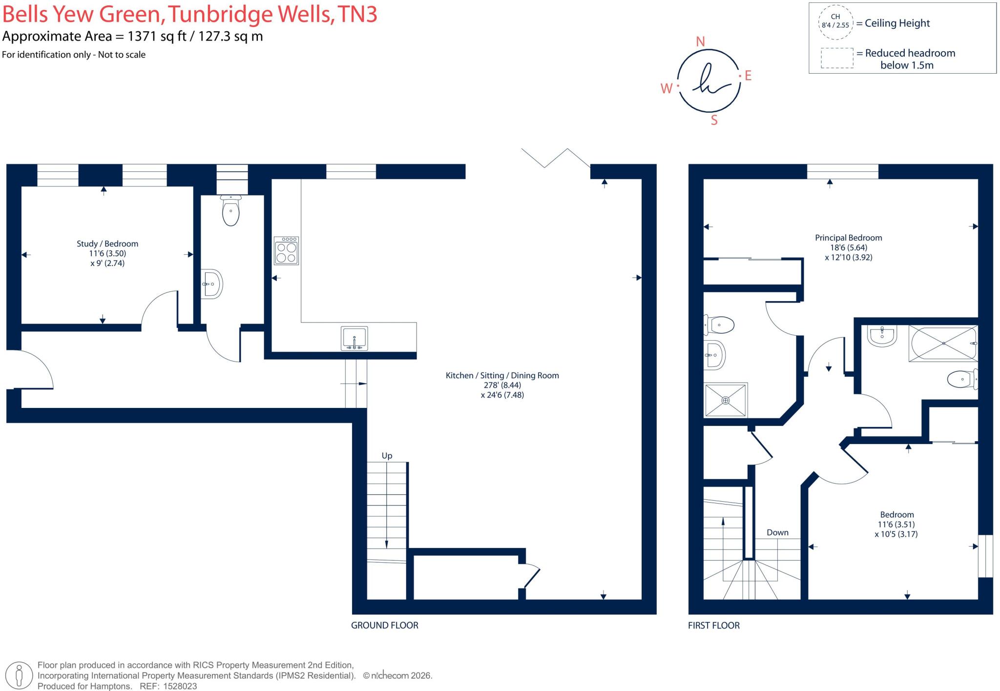 Bells Yew Green, Tunbridge Wells, TN3 floorplan