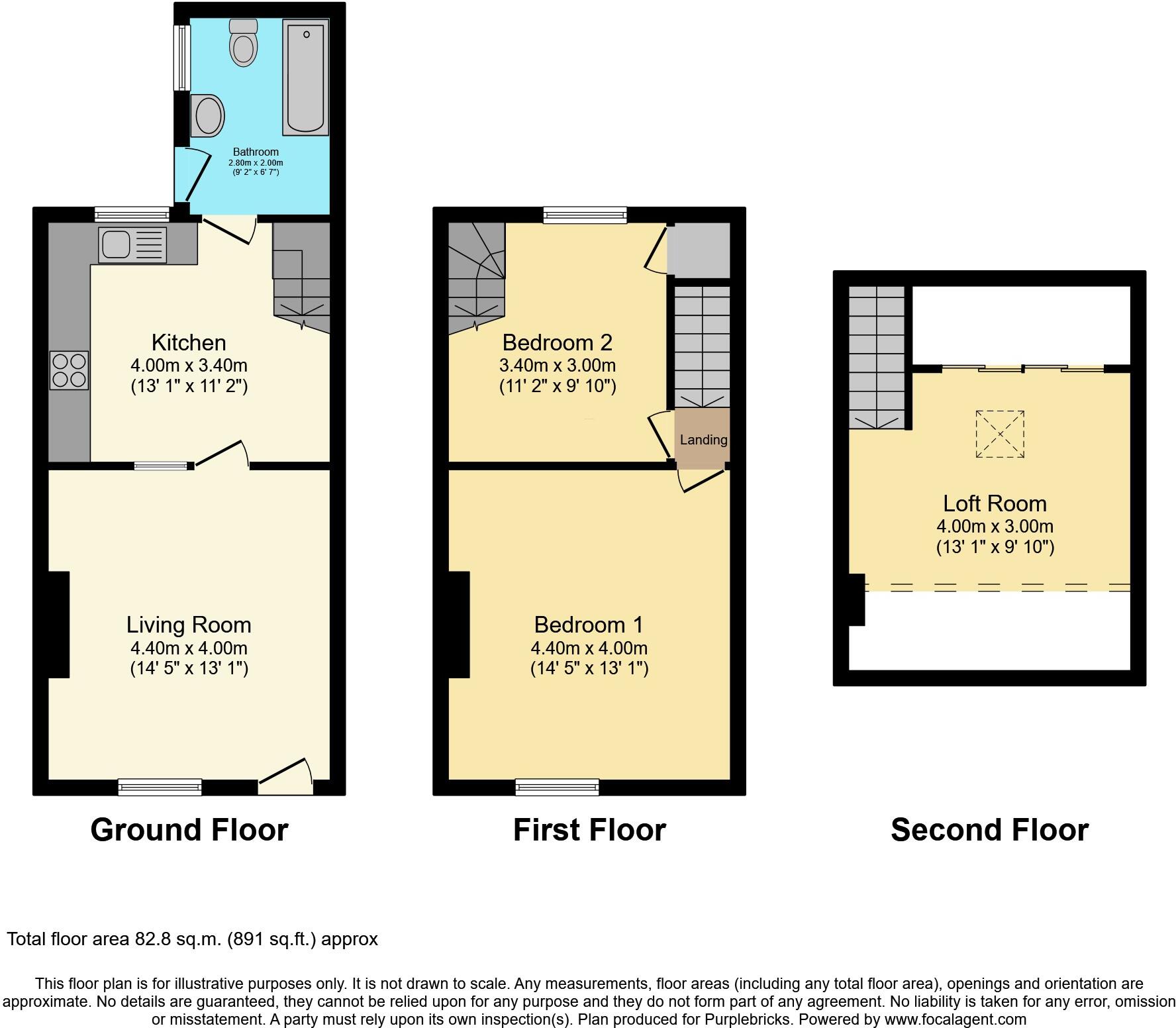 Pilling Street, Manchester, M34 floorplan