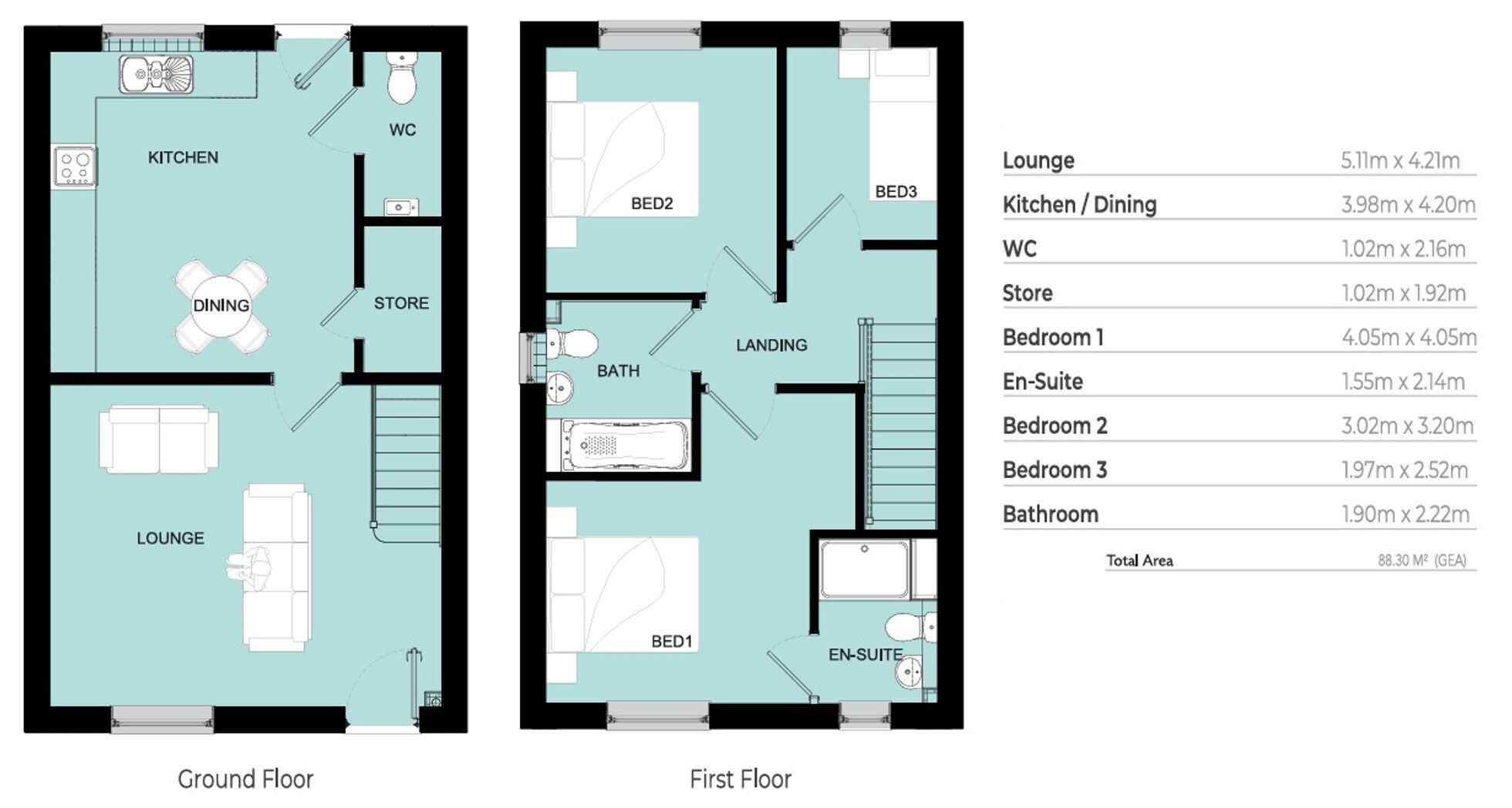 Doseley Road, Dawley, TF4 floorplan