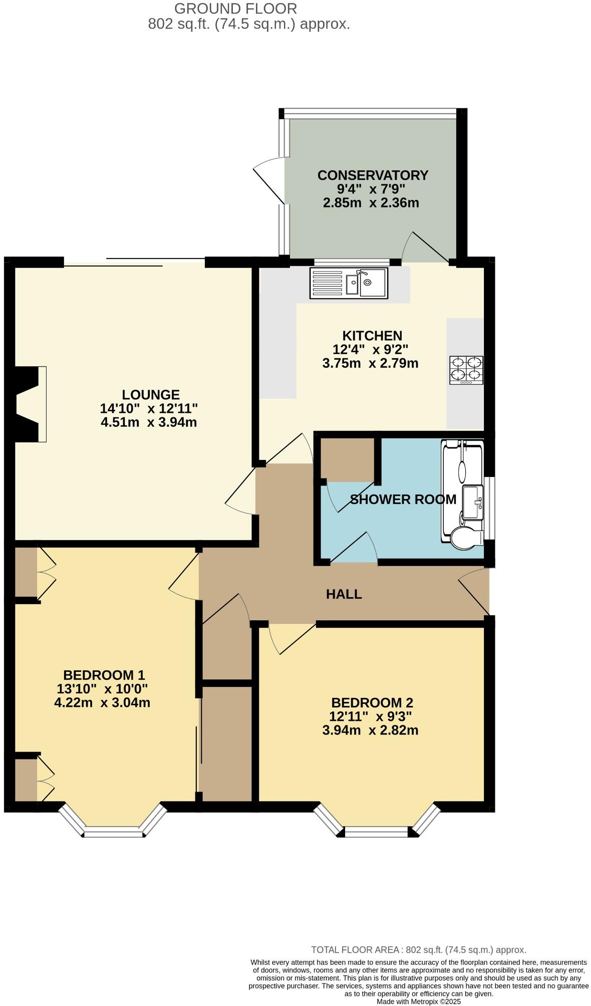 Haslar Crescent, Waterlooville floorplan