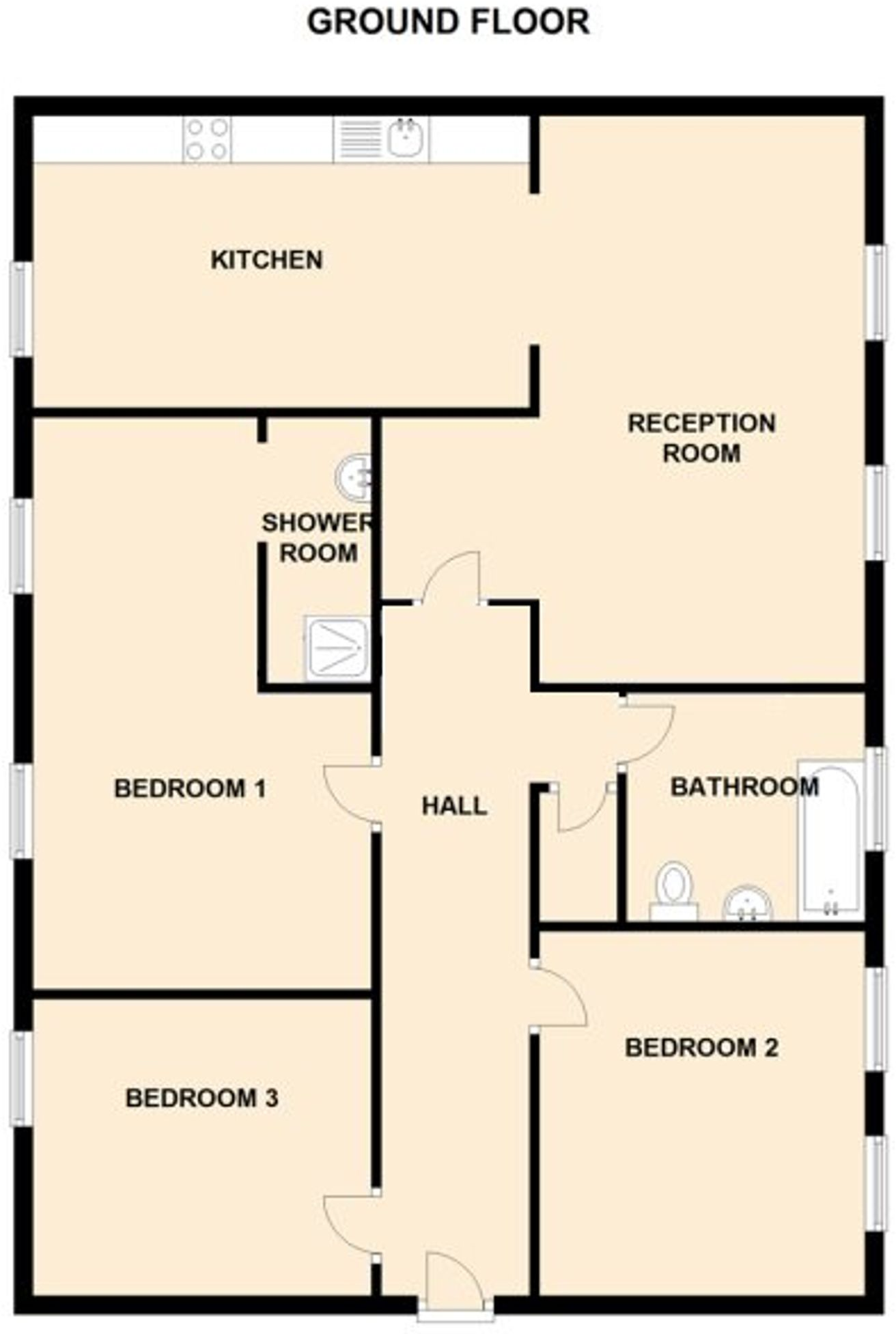 Beck Street, Bloomsbury Court Beck Street, NG1 floorplan