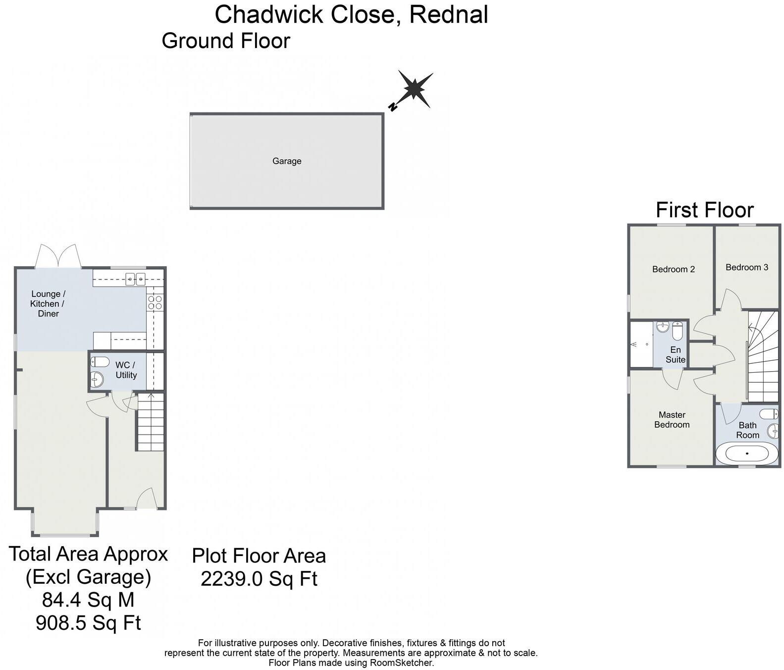 Chadwick Close, Rednal, B45 floorplan