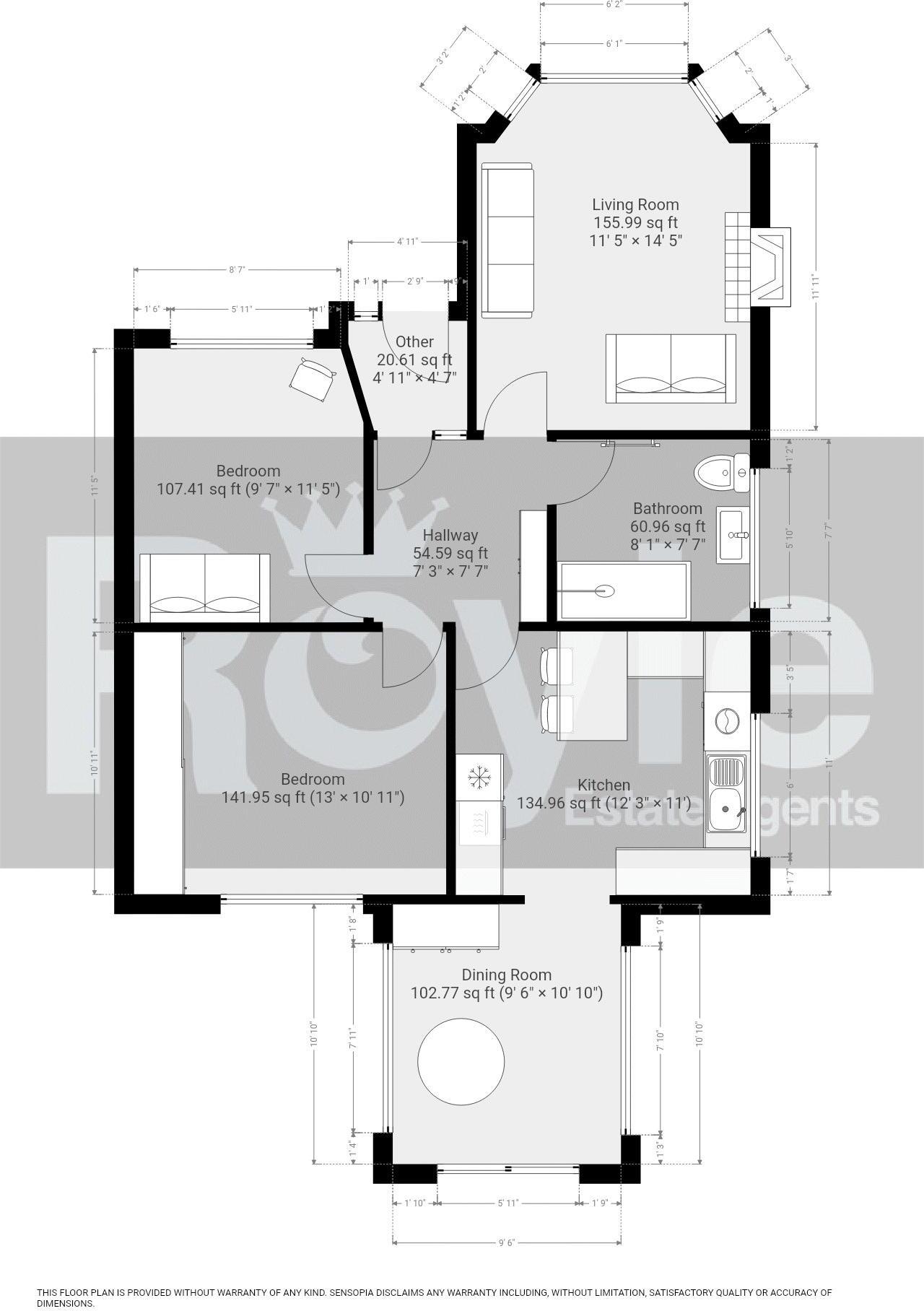 No. 130, Highcross Road, Poulton-le-Fylde, Lancs FY6 8BX floorplan