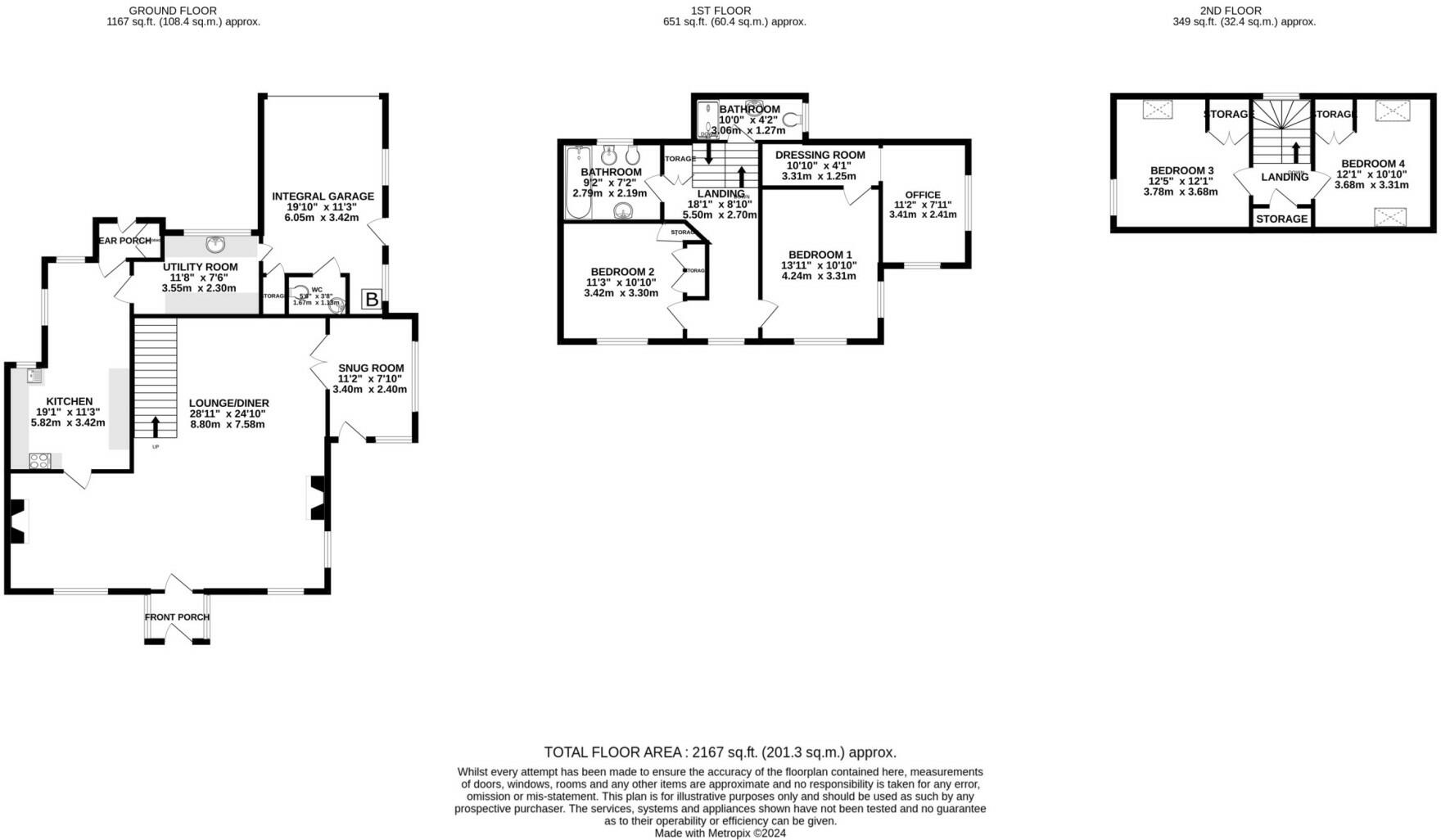 16 Bowring Road, Ramsey, IM8 3EJ floorplan