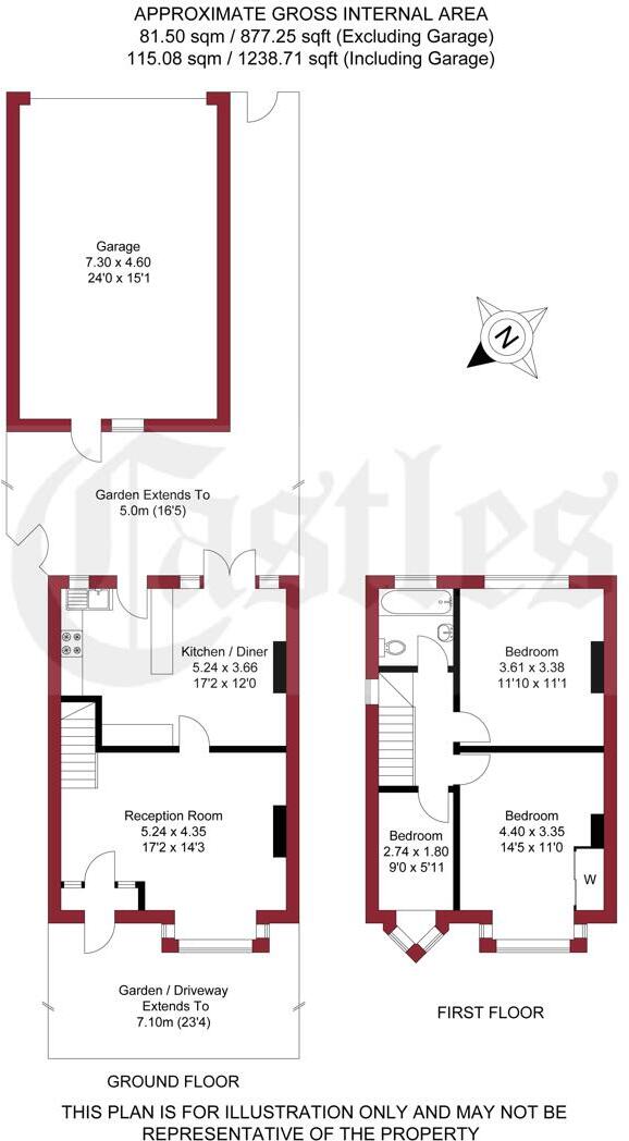 Great Cambridge Road, Enfield floorplan