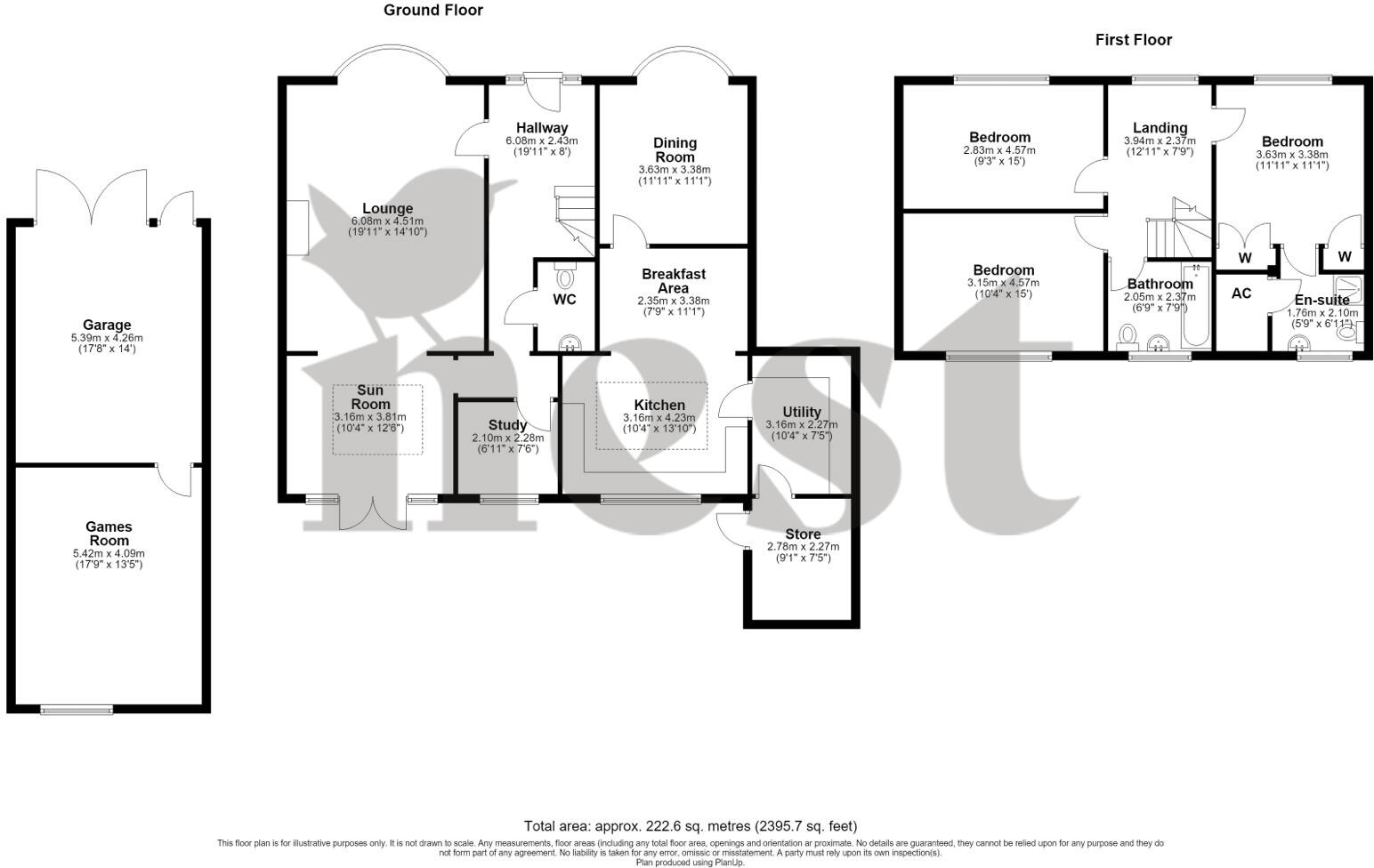 Church Street, Mark, Highbridge, Somerset floorplan