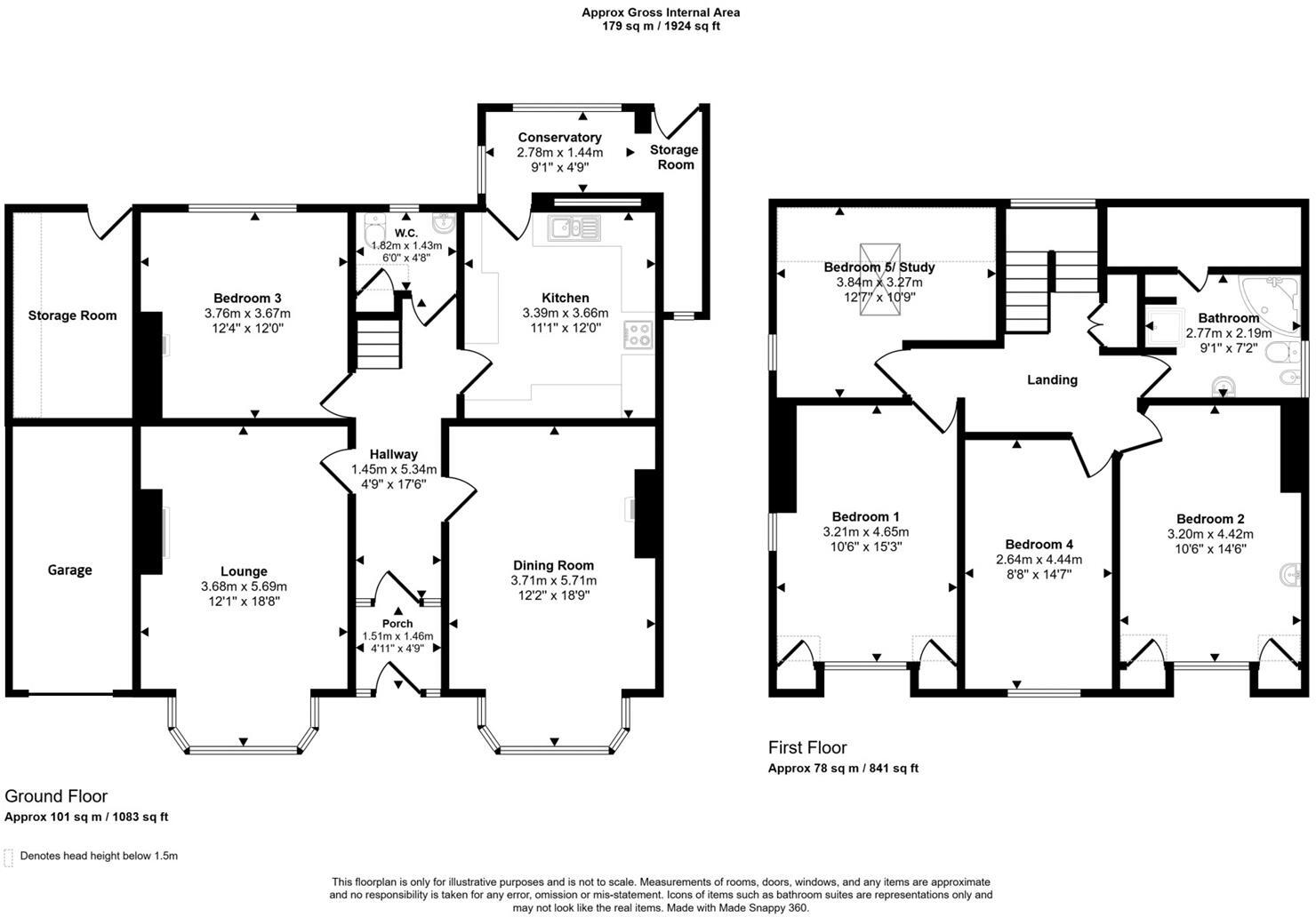 Wogan Terrace, Saundersfoot floorplan