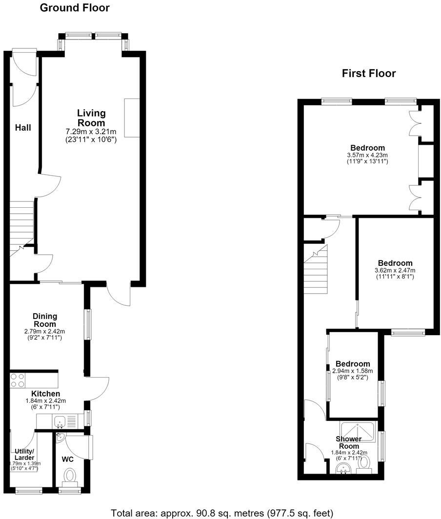 Grange Road, Strood floorplan
