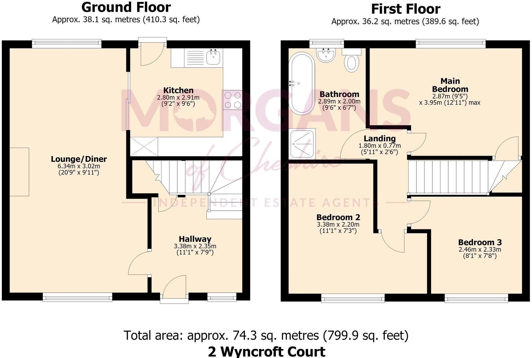 Wyncroft Court, Weaverham, CW8 floorplan
