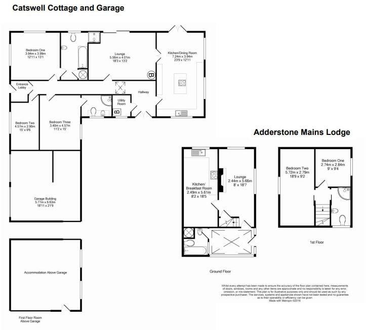Catswell Cottage, Belford, NE70 floorplan